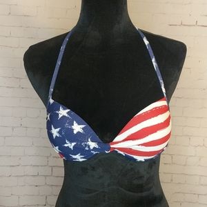 Xhilaration Padded Patriotic Bikini Top